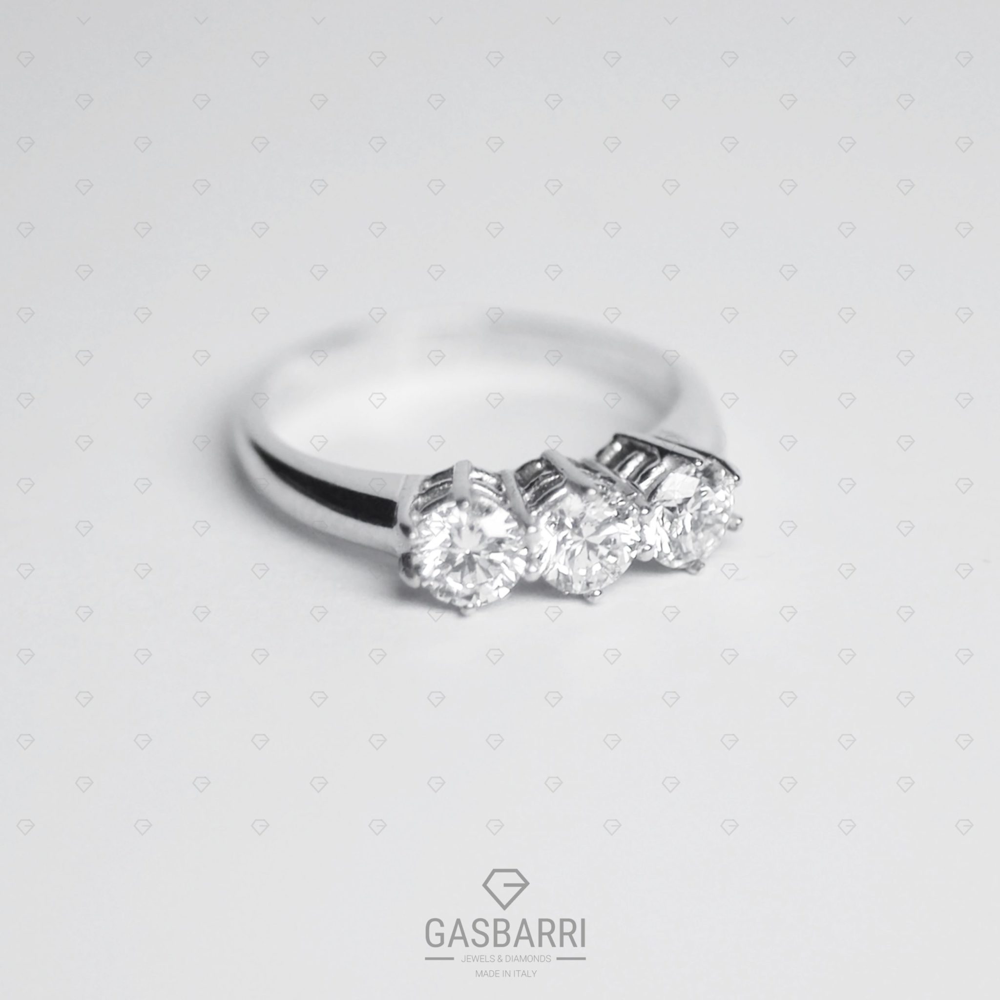Anello Trilogy 0.90 D-IF GIA