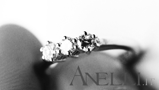 Anello trilogy 0,30 carati (F-IF)