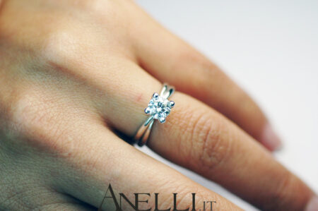 Anello Proposta Matrimonio 0.50 D-IF