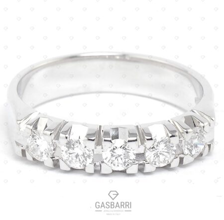 Anello fedina 0,50 ct. F-VVS1