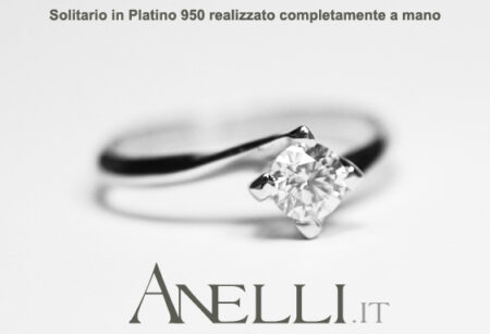 Solitario in Platino 950 con Diamante di mezzo carato GIA