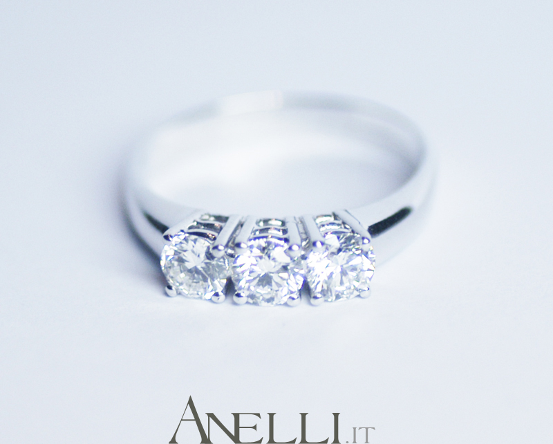 Trilogy Ring 0.54 ct D-VVS1