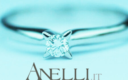 Anello Classico con Diamante di 0,15 carati (G-VS1)