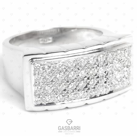 Anello con Pavè di Diamanti