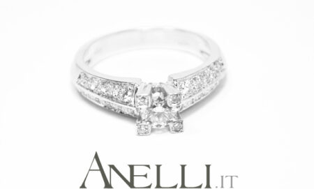 Anello da Fidanzamento con Diamanti 0,65 carati totali