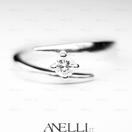 Anello Delfino 0.32 carati D-VVS1 GIA