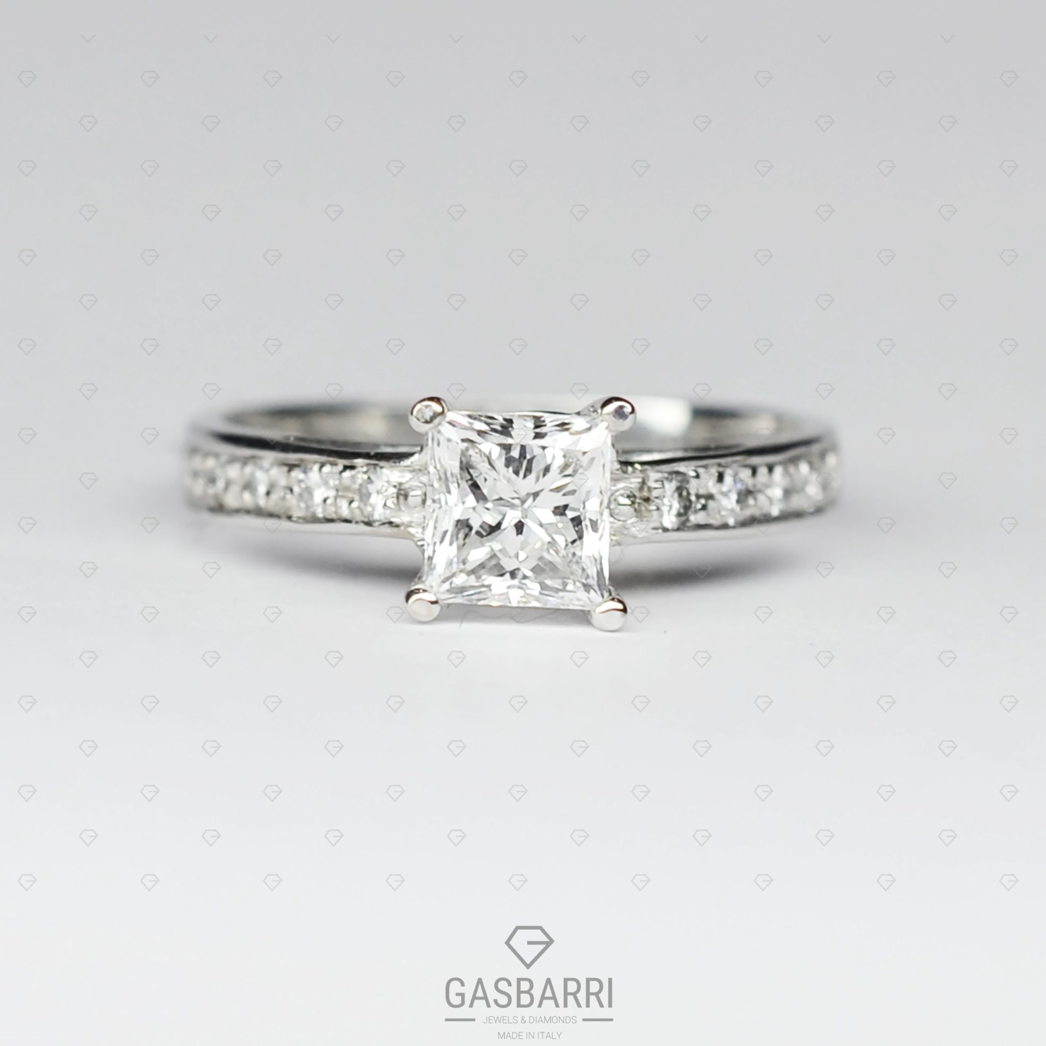 Anello Diamante Princess