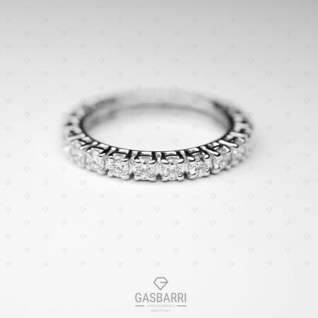Anello fedina giro 1,85 carati F-VVS1
