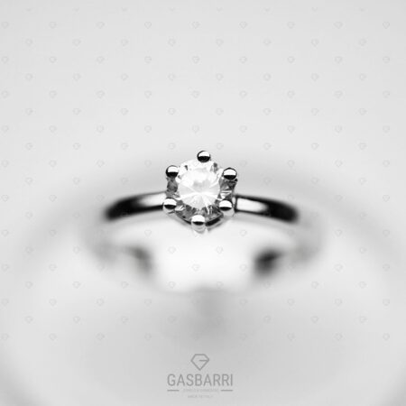 Anello Oro e Diamante 0.50 carati D-IF Triplo Excellent