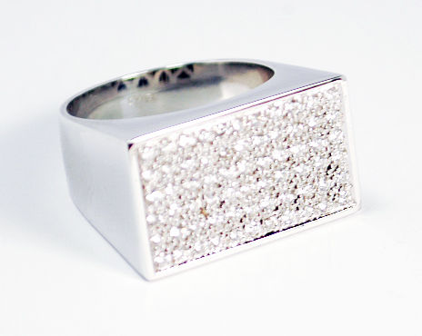 Anello pavè diamanti 0,80 ct.