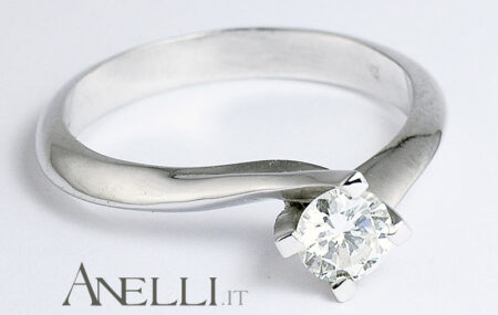 Anello Solitario Valentino 0,45 carati (F - Purissimo)