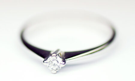 Anello Solitario 0,12 carati