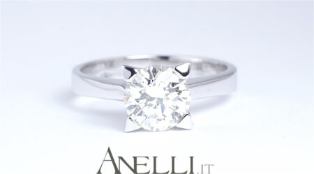Anello Solitario con Diamante di 3 carati