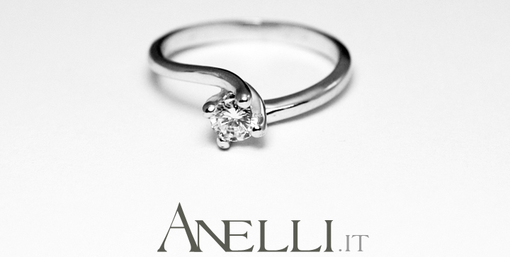 Anello Solitario Valentino 0,20 carati GIA
