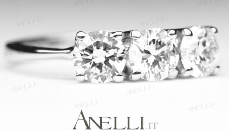 Anello Trilogy 1 Carato F-VS1 GIA