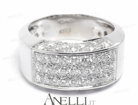 Anello pavè diamanti 1 carato