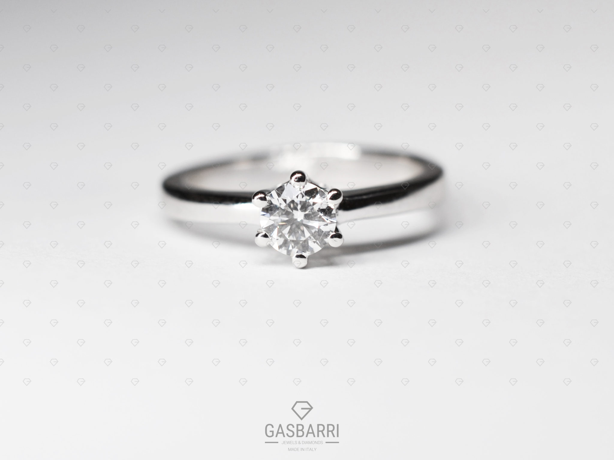 Solitario 0.42 Carati D-IF con GIA America