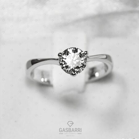 Anello Solitario 0.60 F-VS1 Triplo Excellent GIA