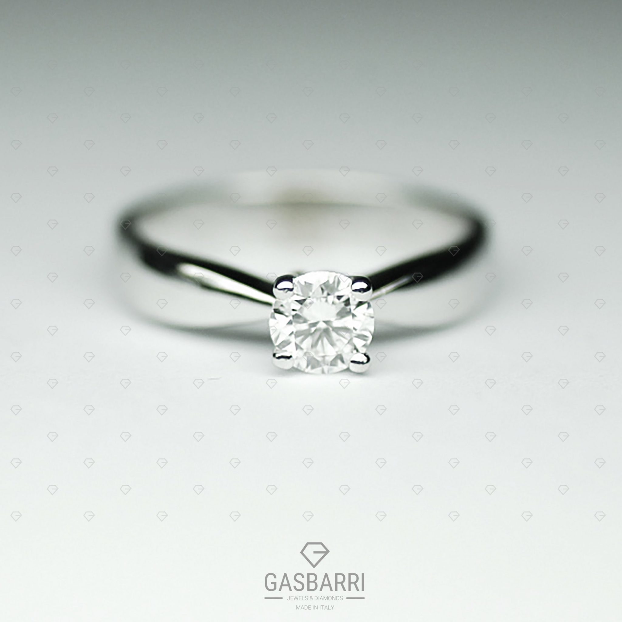Solitario con Diamante da Mezzo Carato - colore F purezza VVS1