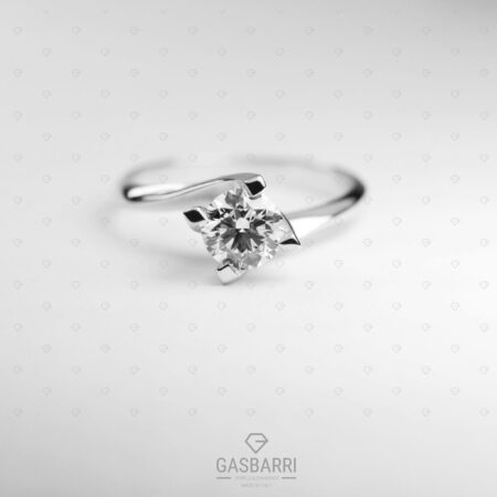 Solitario Diamante 0.50 carati D-IF Triplo Excellent GIA