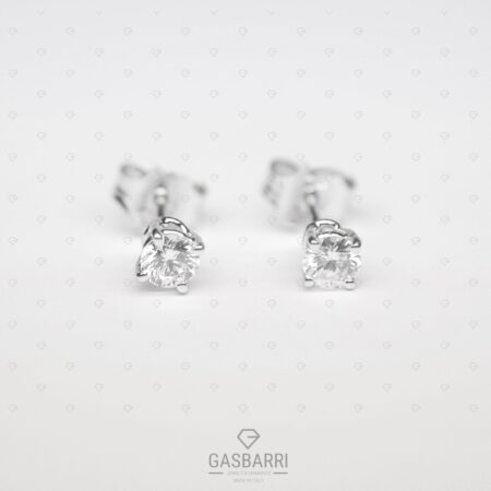 Orecchini con 2 Diamanti 0.50 D-VVS1