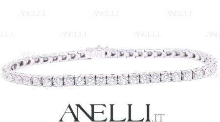 Bracciale tennis di 4,80 carati