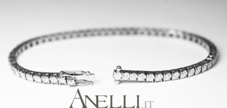 Bracciale tennis di diamanti 4,20 carati