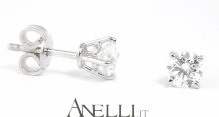Orecchini punto luce con diamanti G-VS1