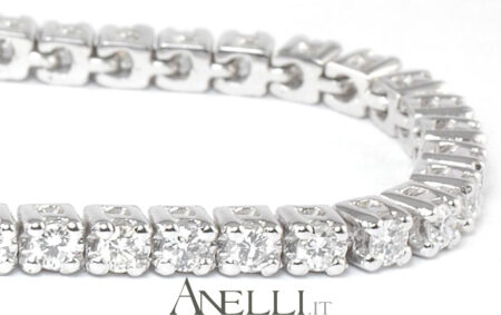 Bracciale Tennis con Diamanti 6,20 carati F-VVS1