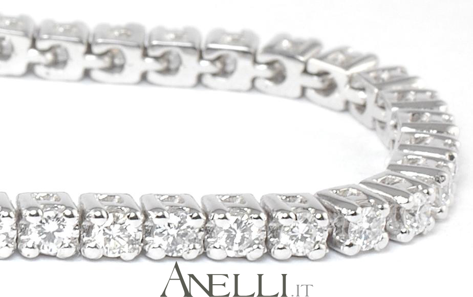 Bracciale Tennis con Diamanti 6,20 carati F-VVS1