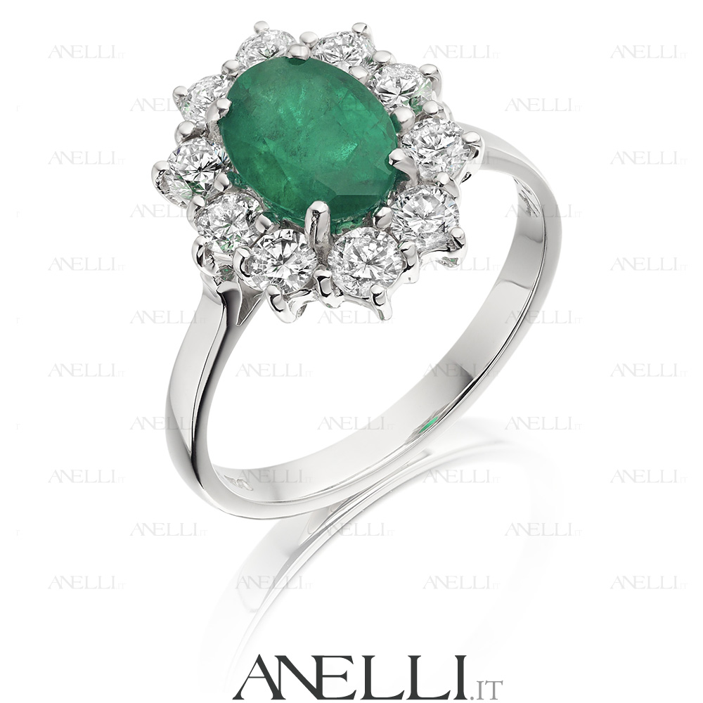 Anello Smeraldo 2 Carati