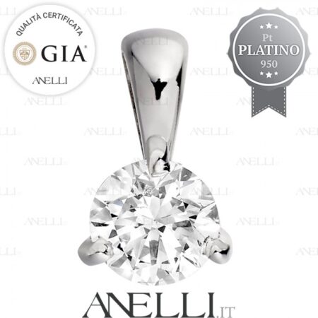Punto Luce Platino 0.70 carati F-VS1 con GIA