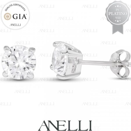 Punti Luce Platino 1.20 Ct F-VVS1 GIA