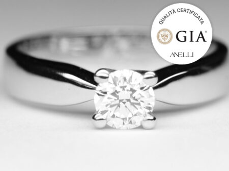 Solitario Mezzo Carato D-IF certificato GIA