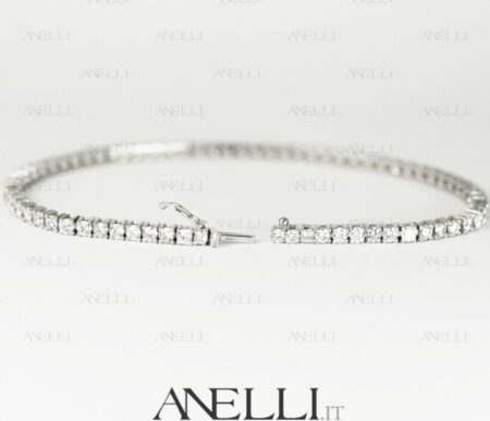 Bracciale Tennis 3 Carati colore F purezza VS1