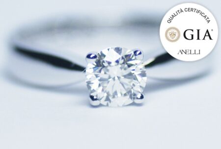 Anello Solitario 0.60 D-VS1 Triplo Excellent GIA