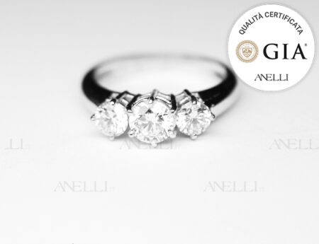 Anello Trilogy 0.80 Carati F-VS1 GIA