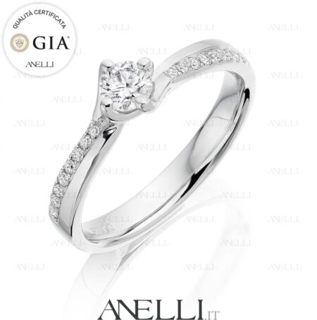 Anello Fidanzamento D-IF GIA America