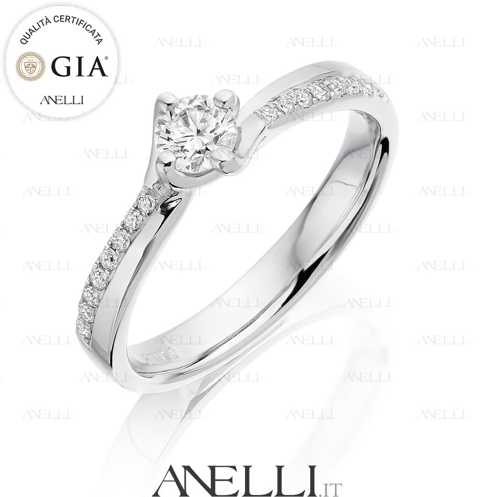Anello Fidanzamento D-IF GIA America