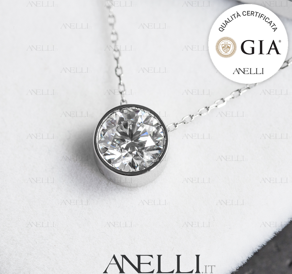 Collana Diamante 1 Carato F-VVS1 GIA
