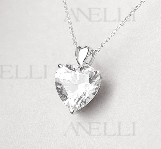 Collana Diamante Cuore 2 Carati F-VS1