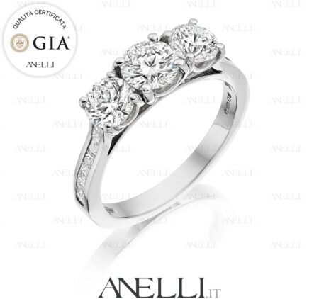 Anello Trilogy 4 Carati F-VS1 GIA