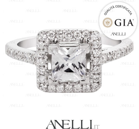 Halo Princess un Carato GIA
