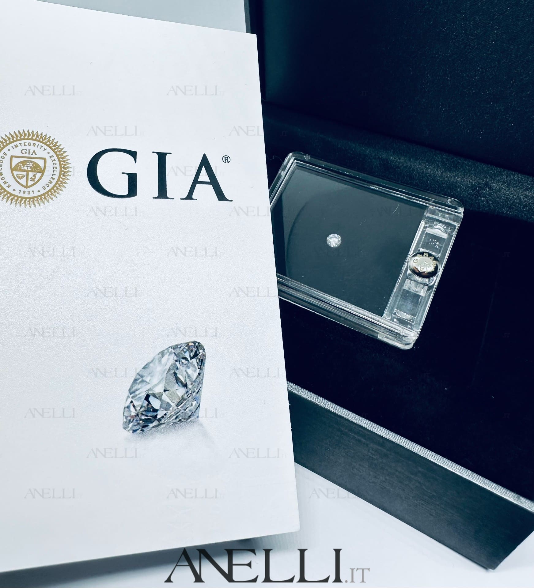 Diamante 0.40 Carati D-IF Triplo Excellent Certificato GIA
