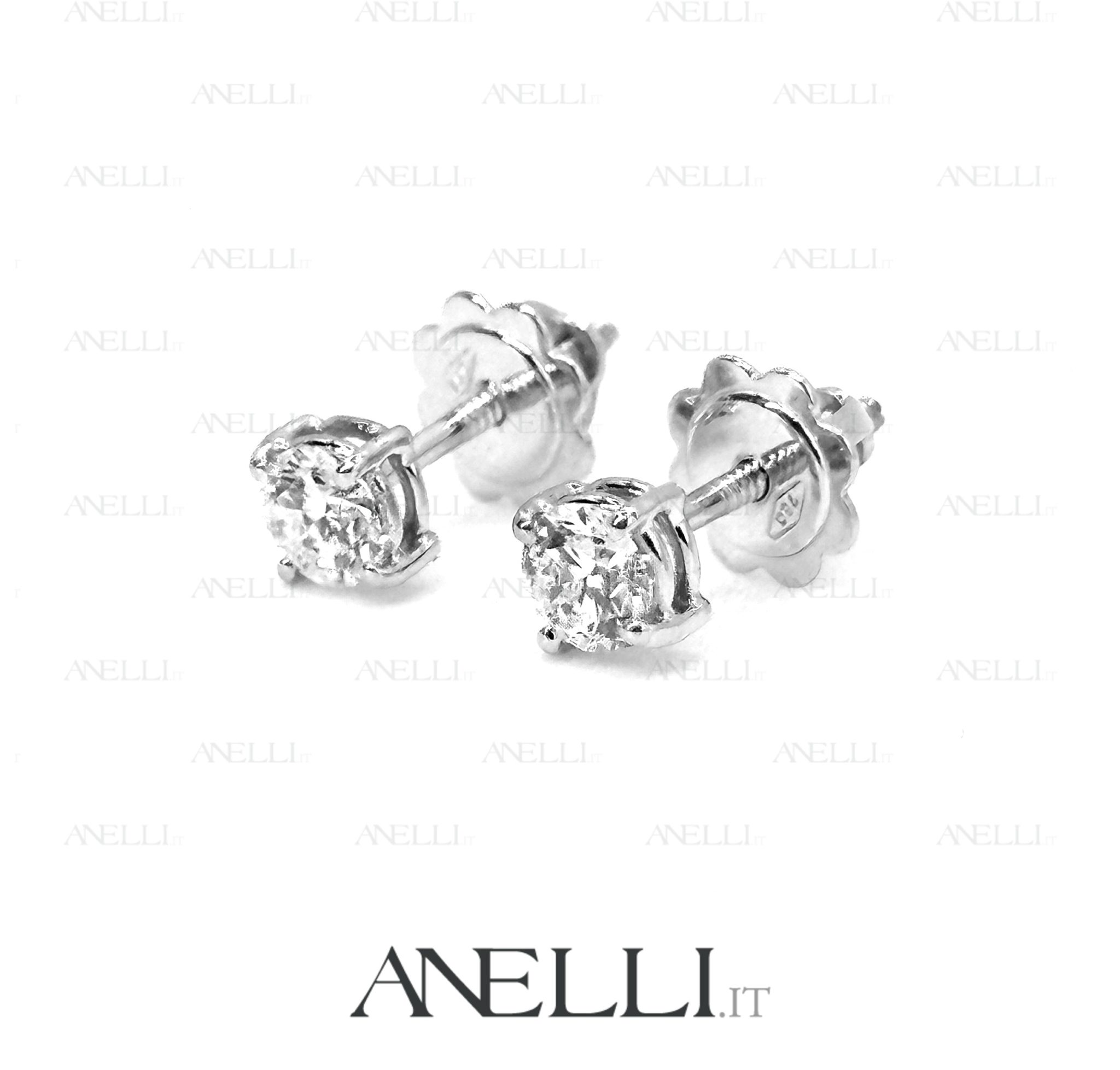 Punti Luce 2 da 0.30 D-IF Triplo Excellent GIA